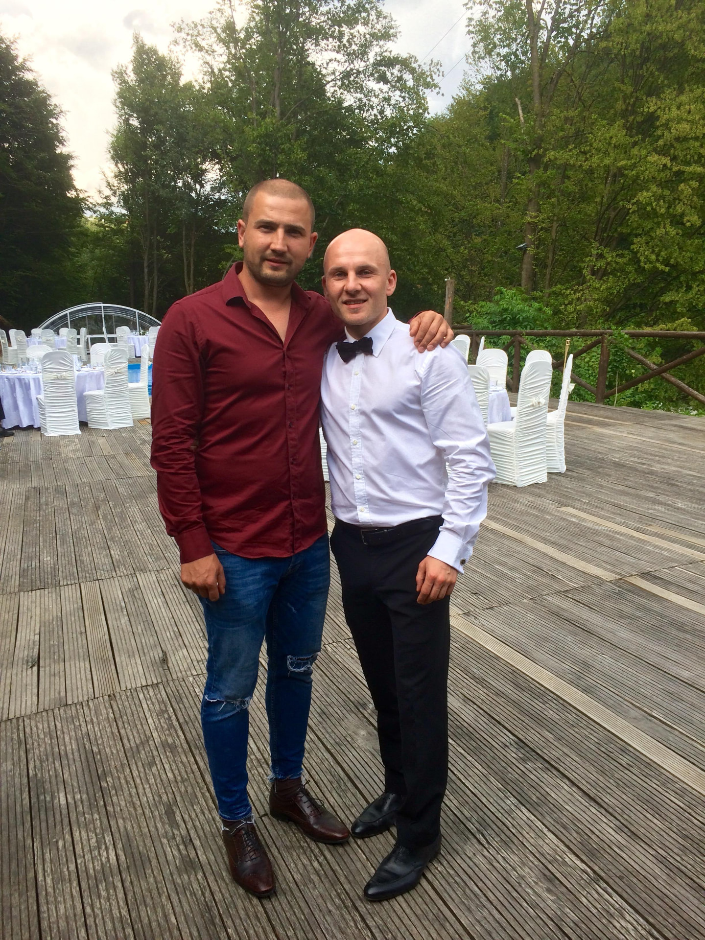 Darius Curta with Jean, owner of Apuseni Wild