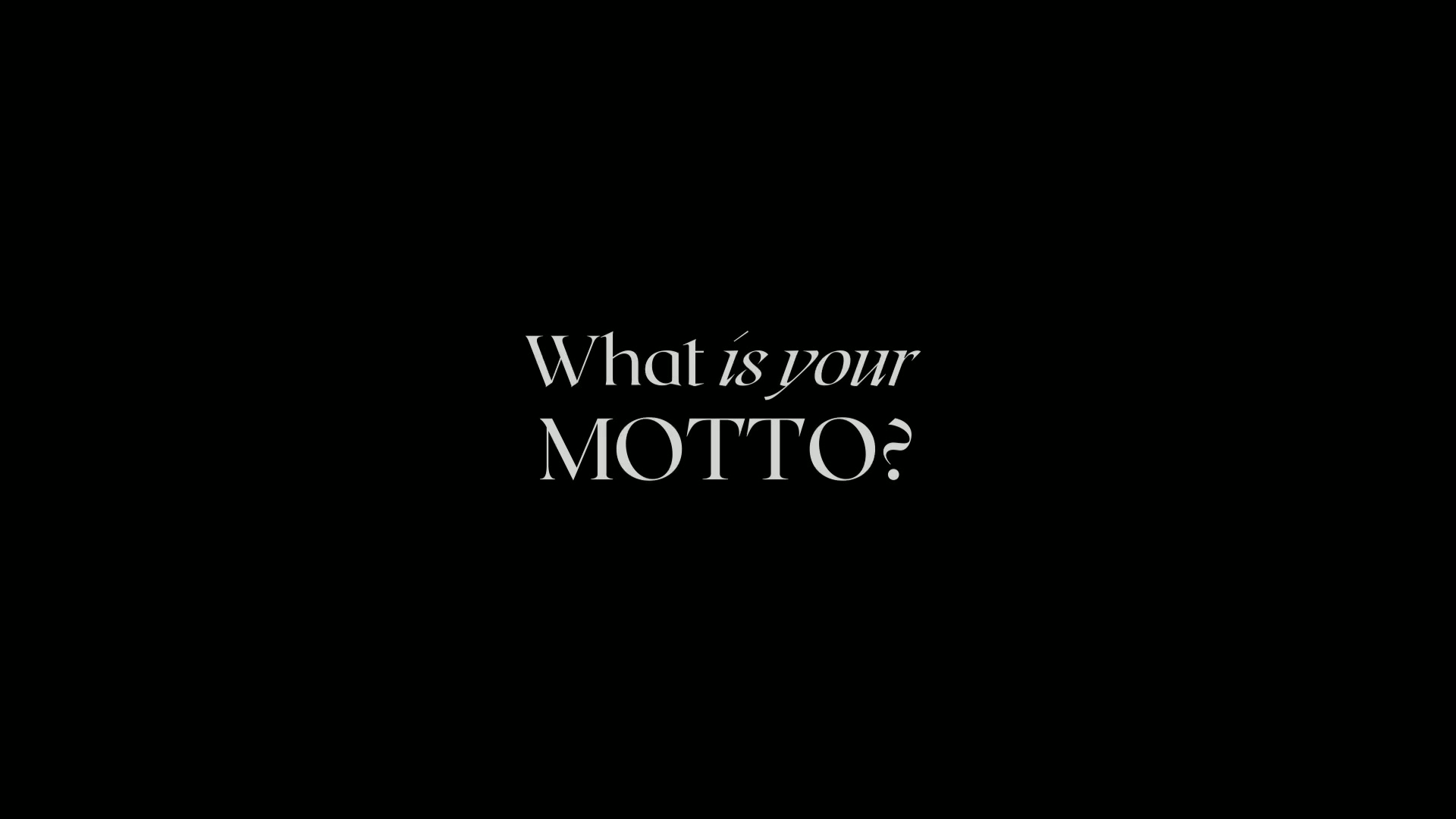 Darius on the motto We rise by lifting others